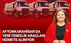 Afyonkarahisar’da yeni temizlik araçları hizmete alınıyor