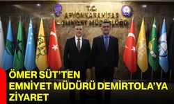 Ömer Süt’ten Emniyet Müdürü Demirtola’ya ziyaret
