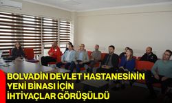 Bolvadin Devlet Hastanesinin yeni binası için ihtiyaçlar görüşüldü