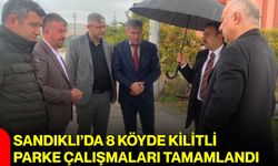 Sandıklı’da 8 köyde kilitli parke çalışmaları tamamlandı
