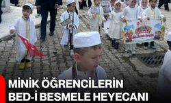 Minik öğrencilerin Bed-i Besmele heyecanı