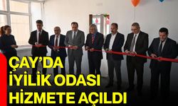 Çay’da İyilik Odası hizmete açıldı
