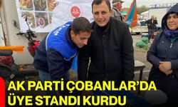 AK Parti Çobanlar’da üye standı kurdu
