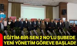 Eğitim-Bir-Sen 2 No’lu şubede yeni yönetim göreve başladı!