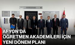 Afyon’da öğretmen akademileri için yeni dönem planı
