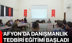 Afyon’da Danışmanlık Tedbiri Eğitimi başladı