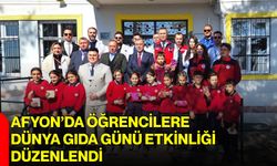 Afyon’da öğrencilere Dünya Gıda Günü Etkinliği düzenlendi