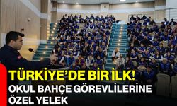 Türkiye’de bir ilk! Okul bahçe görevlilerine özel yelek