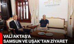 Vali Aktaş’a Samsun ve Uşak’tan ziyaret