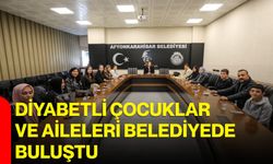 Diyabetli çocuklar ve aileleri belediyede buluştu