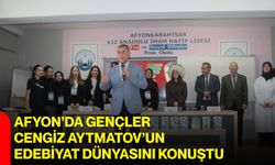 Afyon’da gençler Cengiz Aytmatov’un edebiyat dünyasını konuştu
