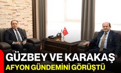 Güzbey ve Karakaş Afyon gündemini görüştü
