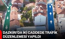 Dazkırı’da iki caddede trafik düzenlemesi yapıldı