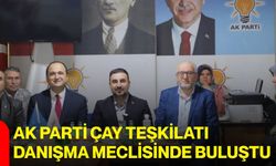 AK Parti Çay Teşkilatı danışma meclisinde buluştu
