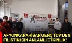 Afyonkarahisar genç TDV’den Filistin için anlamlı etkinlik!