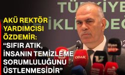 AKÜ Rektör Yardımcısı Özdemir: “Sıfır atık, insanın temizleme sorumluluğunu üstlenmesidir”