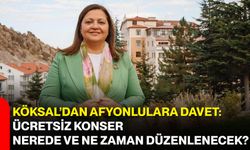 Köksal’dan Afyonlulara davet: Ücretsiz konser nerede ve ne zaman düzenlenecek?