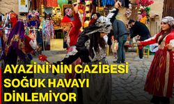 Ayazini’nin cazibesi soğuk havayı dinlemiyor