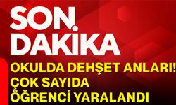 Okulda dehşet anları! Çok sayıda öğrenci yaralandı