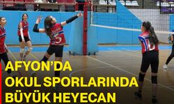Afyon’da okul sporlarında büyük heyecan