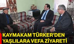 Kaymakam Türker’den yaşlılara vefa ziyareti