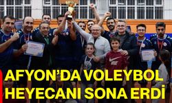 Afyon’da voleybol heyecanı sona erdi