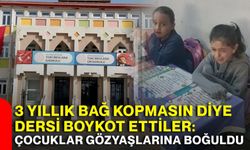 3 yıllık bağ kopmasın diye dersi boykot ettiler: çocuklar gözyaşlarına boğuldu