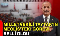 Milletvekili Taytak'ın Meclis'teki görevi belli oldu
