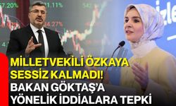 Milletvekili Özkaya sessiz kalmadı! Bakan Göktaş’a yönelik iddialara tepki