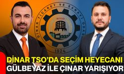Dinar TSO’da seçim heyecanı: Gülbeyaz ile çınar yarışıyor