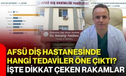 AFSÜ Diş Hastanesinde hangi tedaviler öne çıktı? İşte dikkat çeken rakamlar
