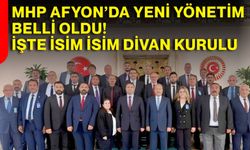 MHP Afyon’da Yeni Yönetim Belli Oldu! İşte İsim İsim Divan Kurulu