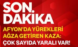 Afyon’da yürekleri ağza getiren kaza: Çok sayıda yaralı var!