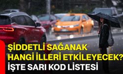 Şiddetli sağanak hangi illeri etkileyecek? İşte sarı kod listesi
