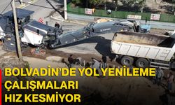 Bolvadin’de yol yenileme çalışmaları hız kesmiyor