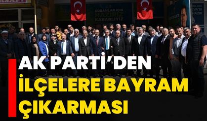 AK Parti’den ilçelere bayram çıkarması