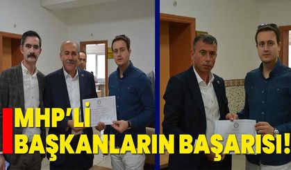 MHP’li başkanların başarısı!