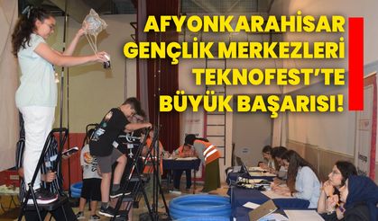 Afyonkarahisar Gençlik Merkezleri Teknofest’te büyük başarısı!