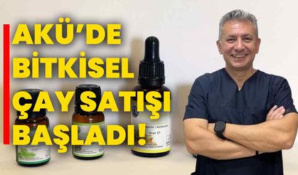 AKÜ’de bitkisel çay satışı başladı!