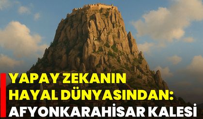 Yapay Zekanın Hayal Dünyasından: Afyonkarahisar Kalesi