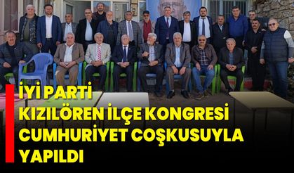 İYİ Parti Kızılören İlçe Kongresi Cumhuriyet Coşkusuyla Yapıldı