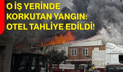 O İş Yerinde Korkutan Yangın: Otel Tahliye Edildi!