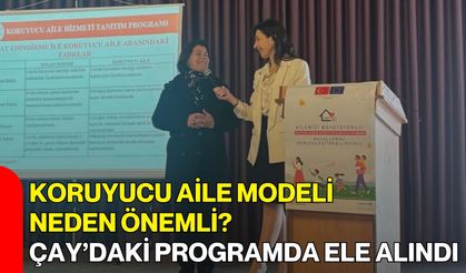 Koruyucu Aile Modeli Neden Önemli? Çay’daki Programda Ele Alındı