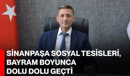 Sinanpaşa Sosyal Tesisleri, bayram boyunca dolu dolu geçti