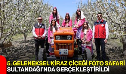 5. Geleneksel Kiraz Çiçeği Foto Safari Sultandağı’nda gerçekleştirildi