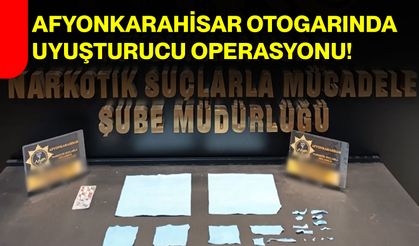 Afyonkarahisar Otogarında Uyuşturucu Operasyonu!