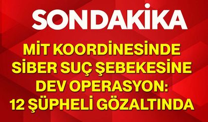 MİT Koordinesinde Siber Suç Şebekesine Dev Operasyon: 12 Şüpheli Gözaltında