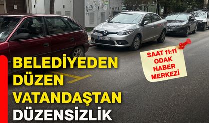 Belediyeden düzen vatandaştan düzensizlik