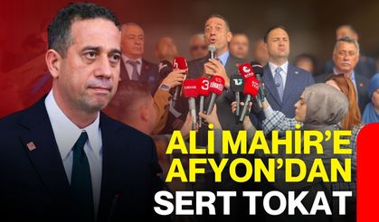 Ali Mahir’e Afyon’dan sert tokat