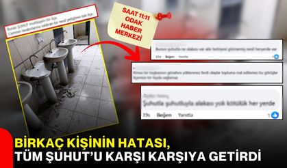 Birkaç kişinin hatası, tüm Şuhut’u karşı karşıya getirdi